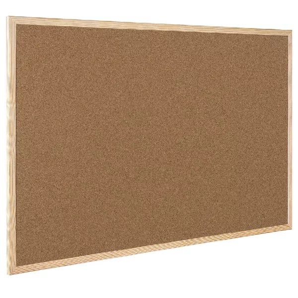 Q-Connect Cork Board Wooden Frame 400x600mm KF03566