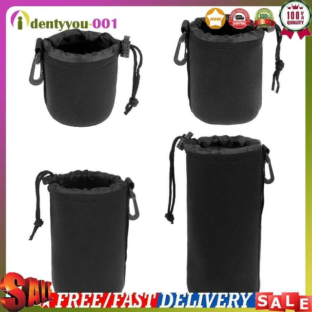 Bolsa de cámara Slibrat, impermeable, neopreno suave, con cordón