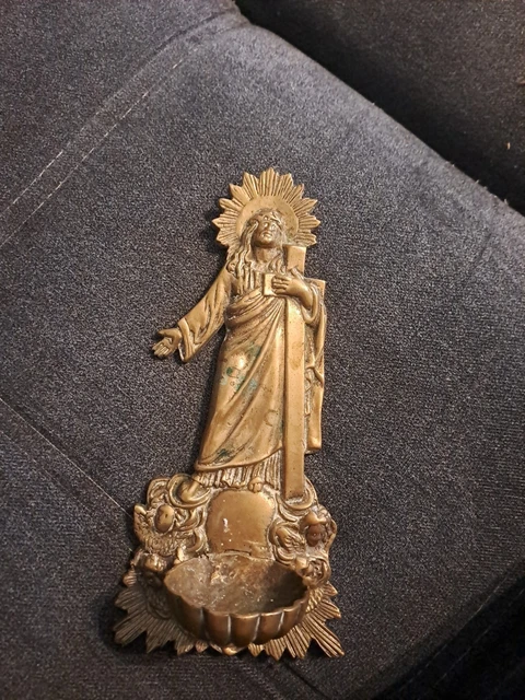 Broche Ancienne Métal Doré Pomponne XIXe Siècle - Occasion, Bijou Vintage