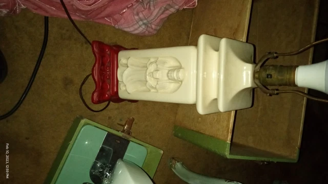 lamp set of 2 antique