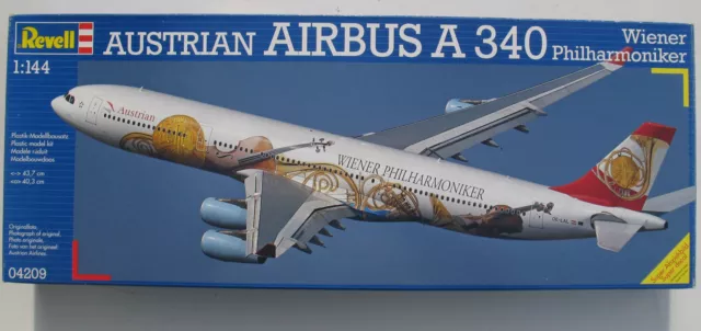 Revell 04209 Airbus A 340 Wiener Philharmoniker 1:144 Flugzeug Bausatz Model Kit