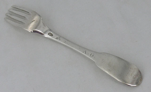 Fourchette Argent Massif Poinçon À VENDRE! - FR