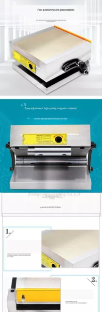 100*175 Precision Grinder Permanent Magnet Detail Sine Disk Magnetic Table Incli