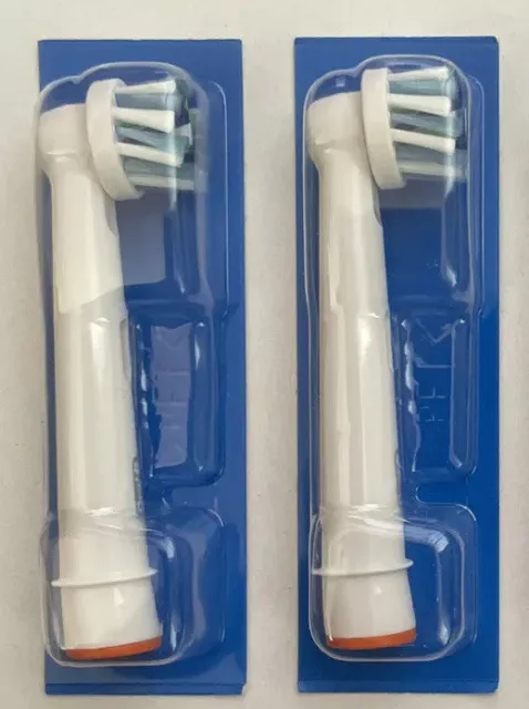 Braun Oral-B CROSS ACTION Replacement Electric Toothbrush Heads x 2 - NEW