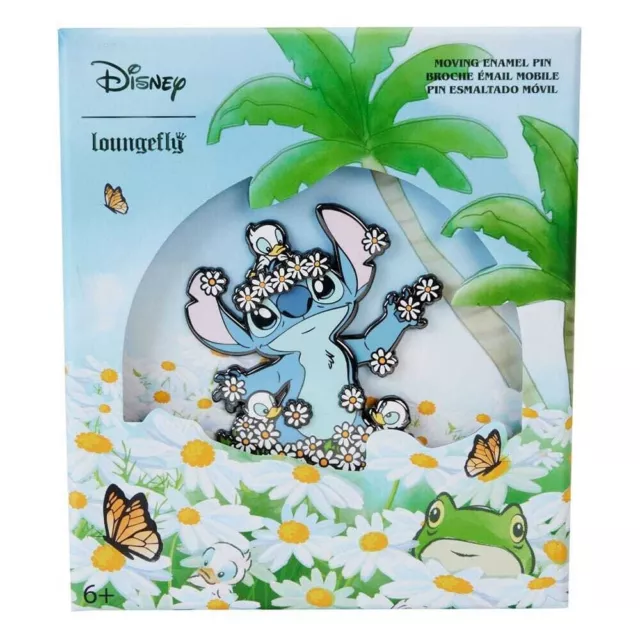 Disney Limited Loungefly Lilo & Stitch Springtime LE3500 Enamel Pin