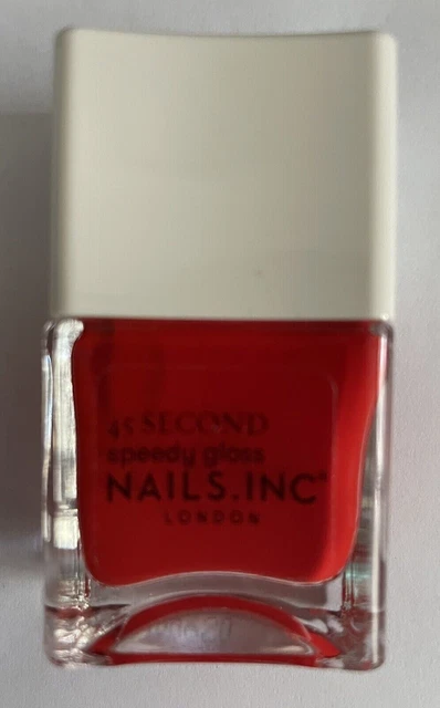 Nails. Inc 45 Second Nagellack Paddington peace out 14 ml rot neu