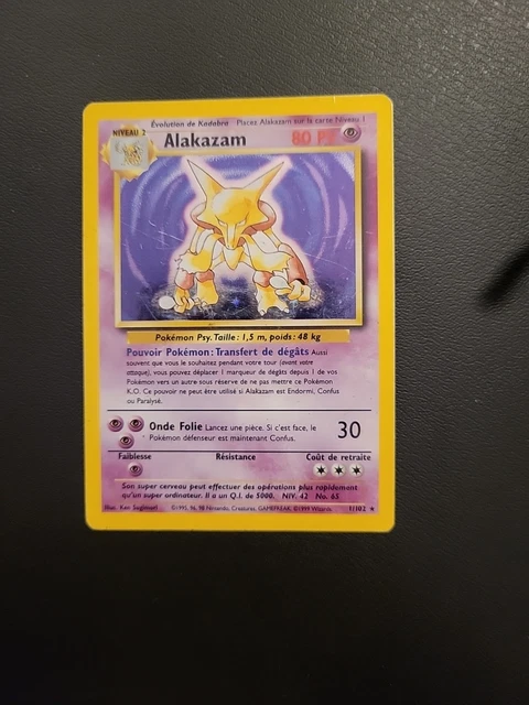 Pokémon - 1 Graded card - Alakazam 1 / 102 Holo - GG Authentic - WOTC
