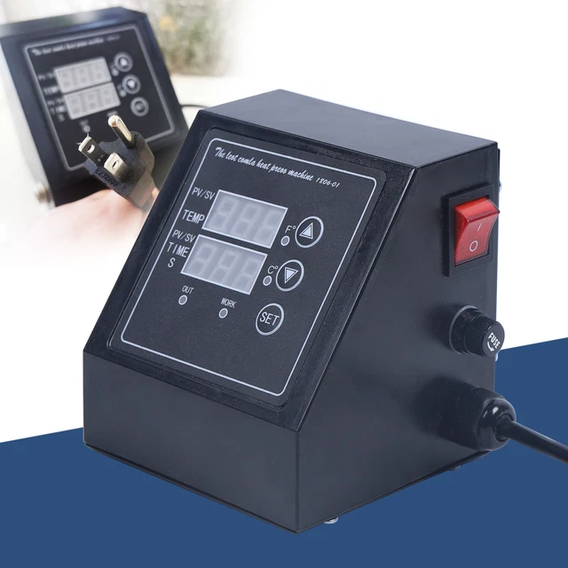 DIGITAL CONTROL BOX For Heat Press Machine Dual Display Time/Temp