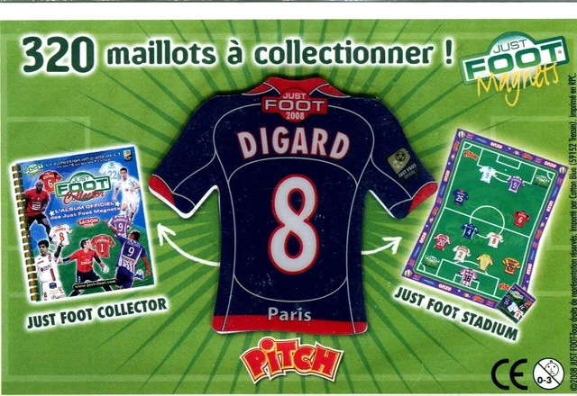 Aimant France Foot 2008 N°01 - RC Lens / Runje - édition Originale Française