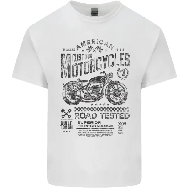 T-shirt personalizzata americana moto biker moto bambini