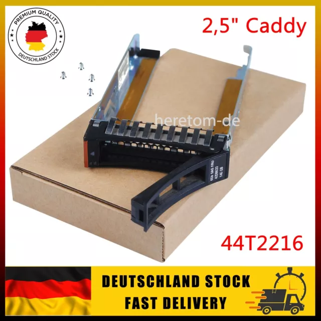 2.5" SAS HHD Festplatte Caddy Tray + Schraube 44T2216 für IBM x3650 M2 M3 M4 X5