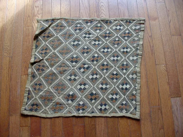 Vintage handmade African art Kuba cloth , fabric Zaire Congo(DRC). #184 Tapestry
