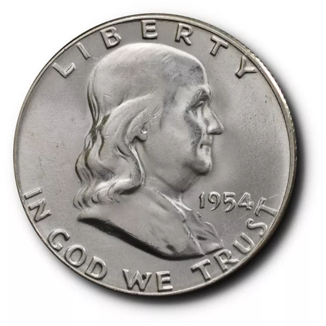 1954 Franklin Half Dollar 50C Choice Uncirculated