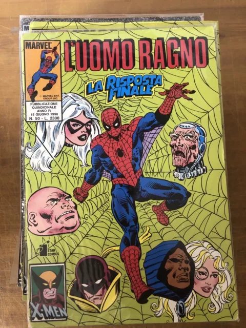 Uomo Ragno Star Comics Sequenza 45/50 Lotto Ottime Condizioni