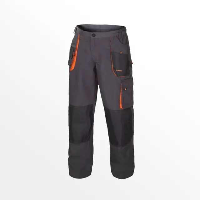 Arbeitshose Hose Bundhose Herren Profi Qualität grau orange Gr. 44 - 64