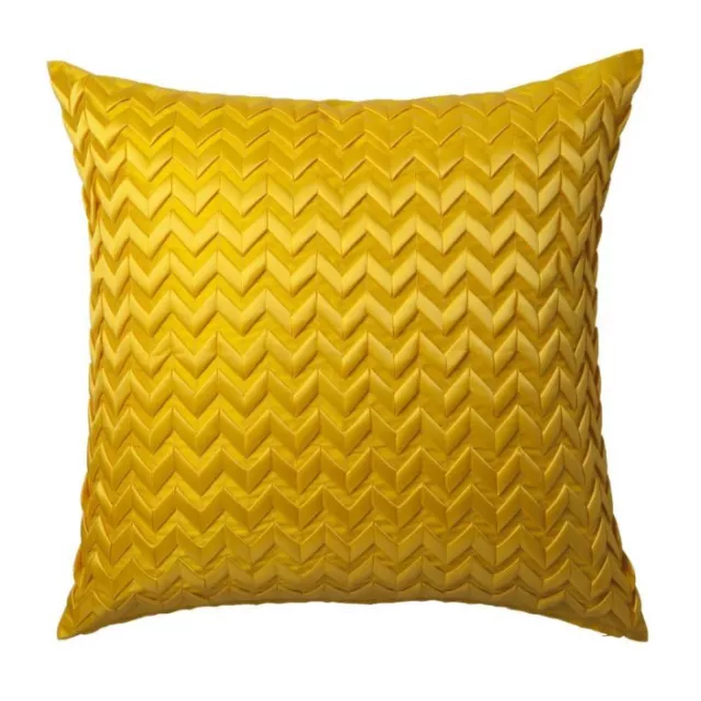 New Logan & Mason Chevron Yellow European Size Pillowcase 65  65cm