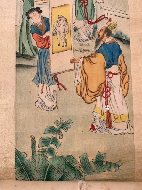 Republic Period Chinese Painting on Silk Signed and Dated