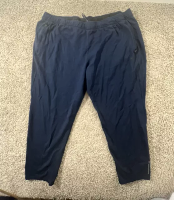 RUSSELL ATHLETIC APPAREL Blue Jogging Pants Drawstring Pockets Label ...
