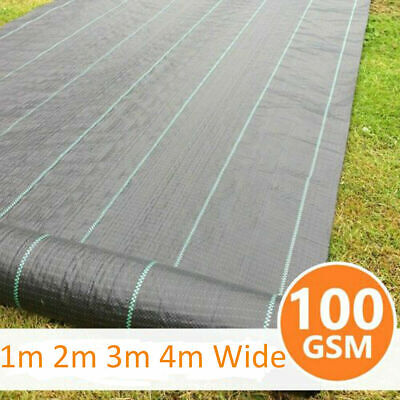 10M 25M 50M Long Heavy Duty Weed Control Fabric Ground Cover Landscape Membrane
