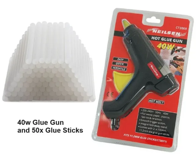 Glue Sticks Hot Melt Long Length for Glue Gun 11mm x 100mm Thick Sticks  1/50/100