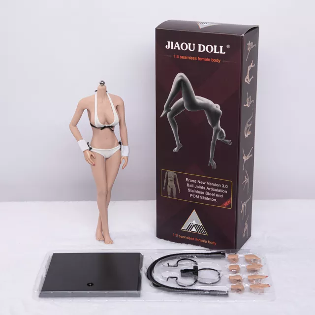 1/6 Female Action Figure Body Doll XXL Big Bust Breast For 12'' Hot Toys  Phicen