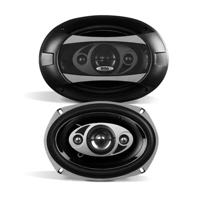 BOSS Audio Systems P69.4C 6 x 9 800 W Car Speakers - Coaxial, 4 Way, Full Range