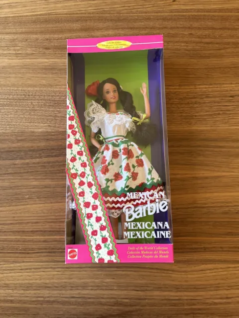 Mexican Barbie Dolls of the World Collector Edition Mattel #14449 1995 NRFB