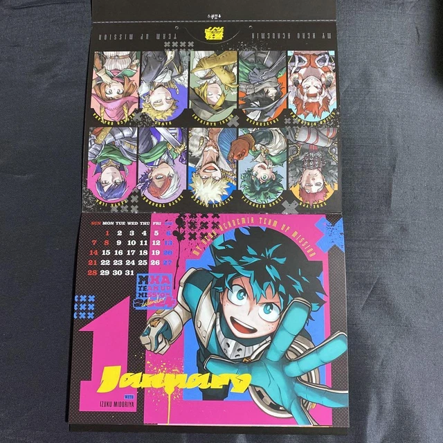 MY HERO ACADEMIA 2025 Desk Calendar Strongest Jump December Issue