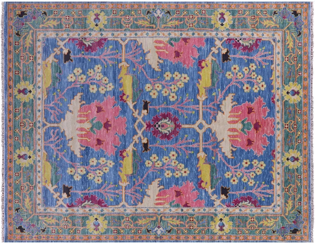 William Morris Hand-Knotted Wool Rug 8' 1" X 10' 4" - Q20254