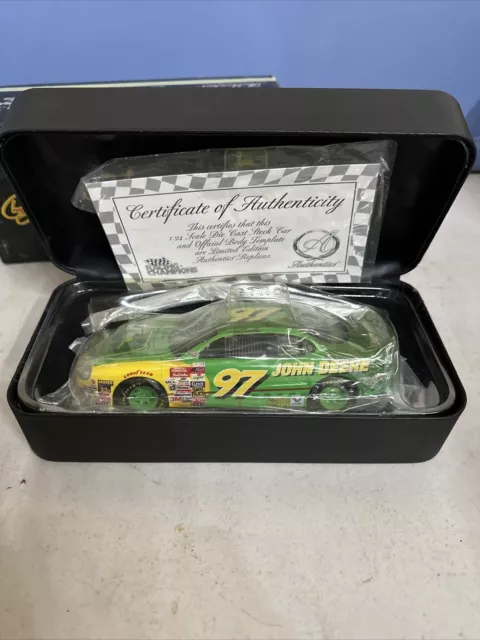 Racing Champions  1:24 CHAD LITTLE #97 Die Cast Race Car.  JOHN DEERE 1997