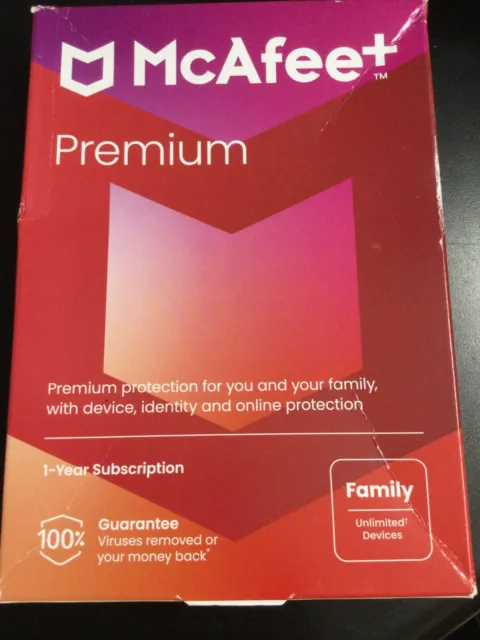 McAfee+ Premium 2024 Family Online Security & Privacy Protection 0164