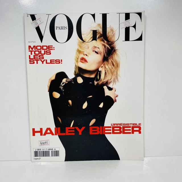 VOGUE PARIS MAGAZINE May 2021 Hailey Bieber Fashion, in every