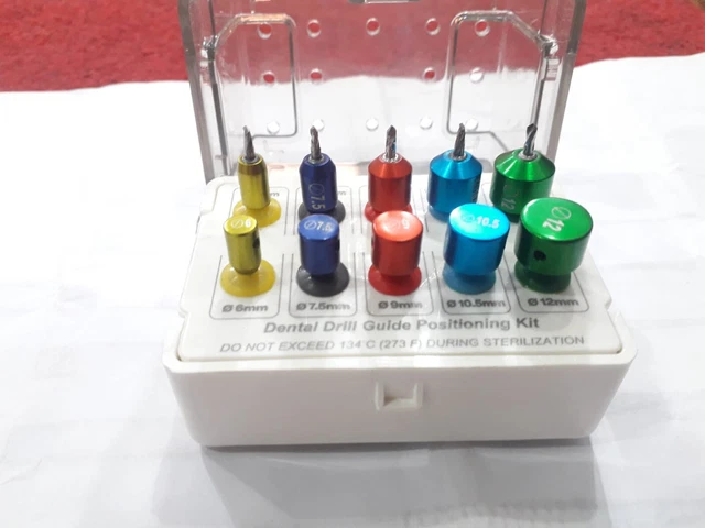 Dental Implant Drill Guide, Implant positioning kit Titanium Guide Surgery Pins-
