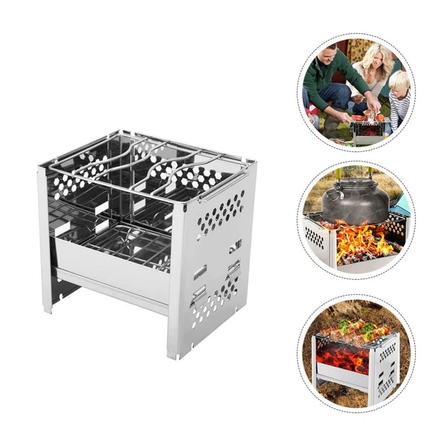 1 stück Tragbarer Barbecue Grill Camping Barbecue-Werkzeug Klappgrill Grill