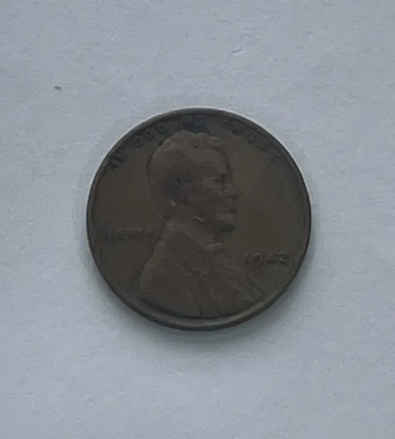 Rare Lincoln 1942 Wheat Penny No Mint Mark