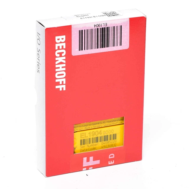 BECKHOFF 4-KANAL-DIGITAL-EINGANG, 24 V DC, TwinSAFE EL1904 EL1904-0000 ...