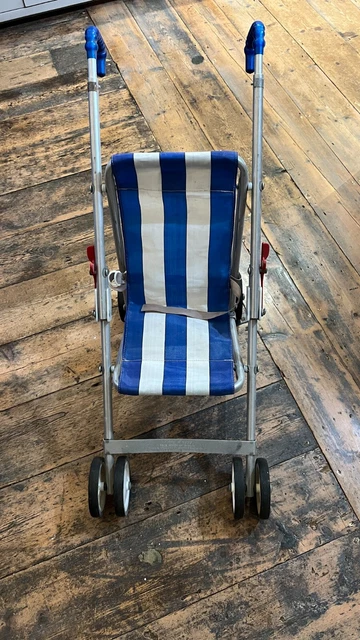 VINTAGE MCLAREN TOY play buggy Blue and White 5.00 PicClick UK