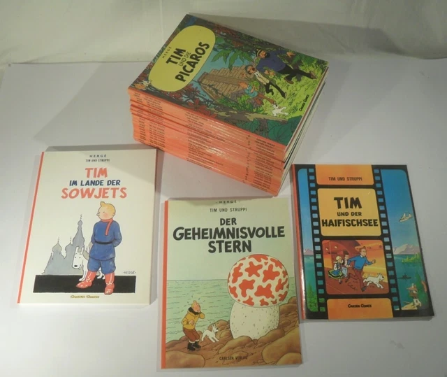 TIM und STRUPPI Komplett Band 0-23 Softcover Carlsen Comics Serie Sammlung Herge