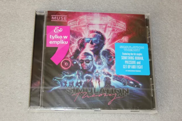 Muse - Simulation Theory CD  POLISH STICKERS NEW SEALED