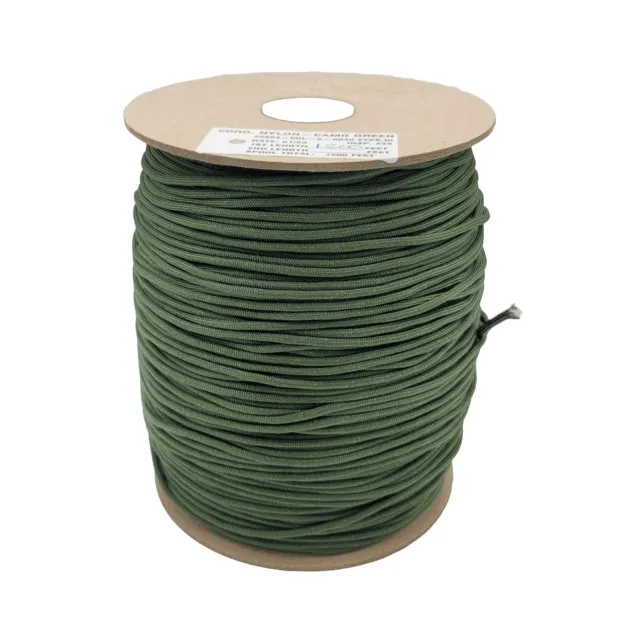 USGI Paracord 550 Parachute Cord 1200Ft Spool US Military Issue Genuine 2