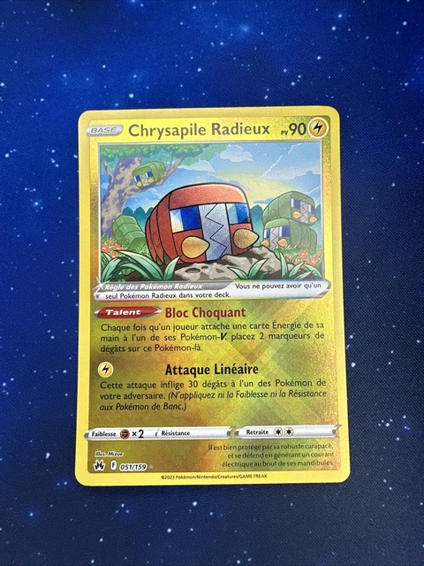 Chrysapile Radiant Pokémon Card 051/159 Zenith Supreame Sword & Shield