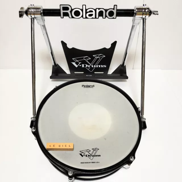 Roland KD-120 V-Drum Kick Bass Drum Trigger White from JAPAN