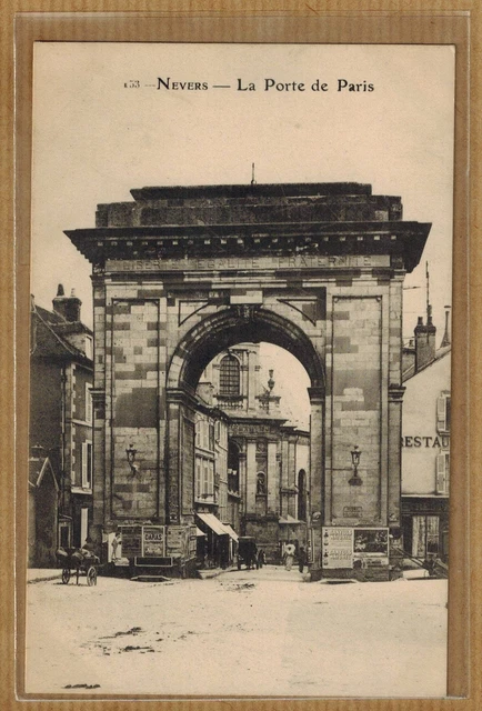 Cpa Nevers - La Porte de Paris wn0661