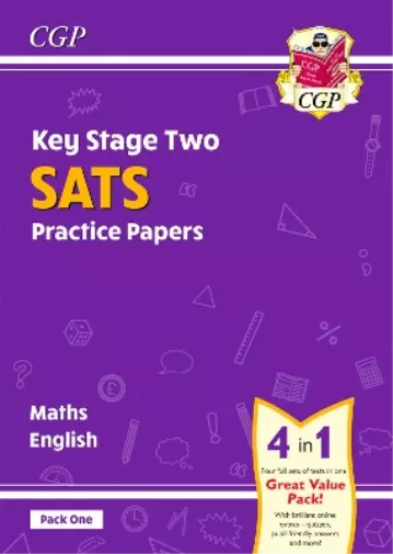 CGP Books KS2 Maths & English SATS Practice Papers: Pack 1 - for the 202 (Poche)