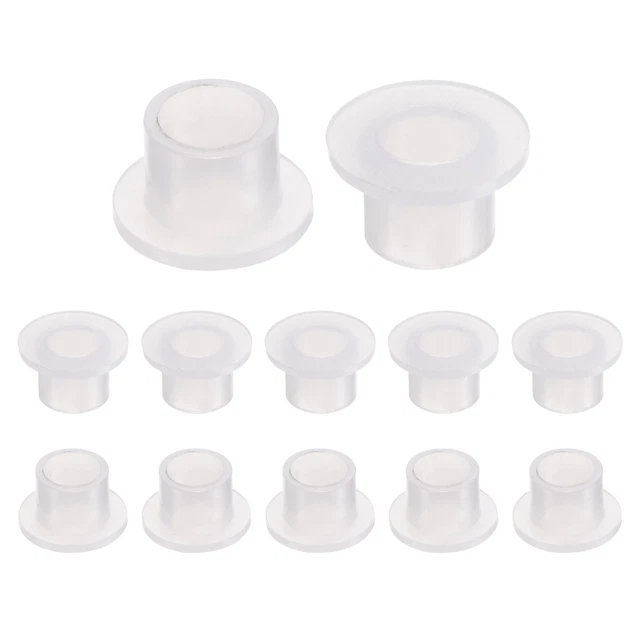 Boccole Flangiate In Nylon 12 Pezzi - 4.2mm Foro X 6mm OD X 3.8mm Lunghezza | Autolubrificanti, Nere - Foto 2