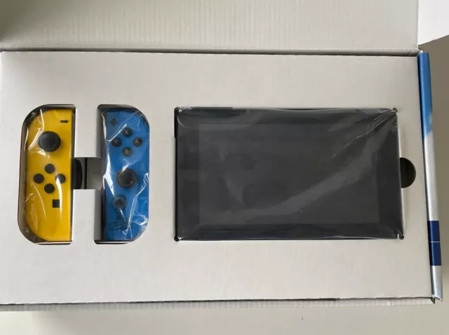 Nintendo Switch with Yellow and Blue Joy-Con - Fortnite Special