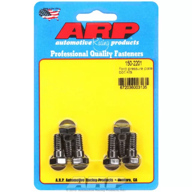 ARP Pressure Plate Bolt 150-2201; High Perf Black Chromoly for Ford 289-460