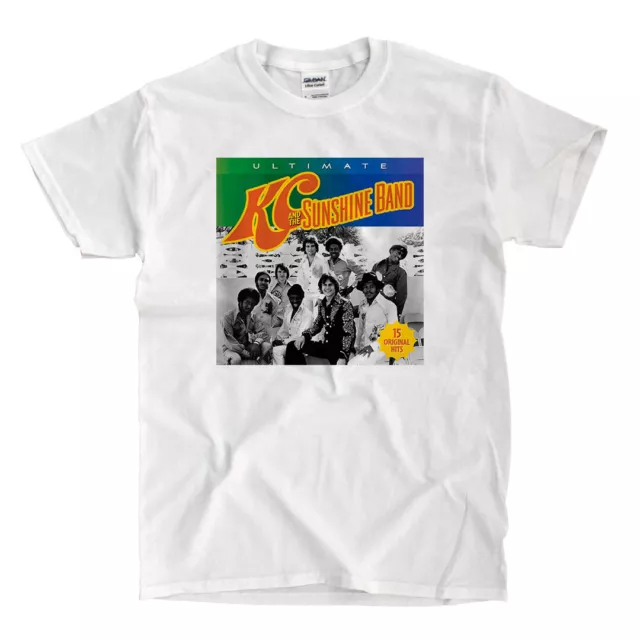 KC And The Sunshine Band - White Shirt - Ships Fast! High Quality!