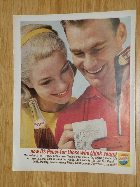 Magazine Ad* - 1962 - Pepsi  (#1)