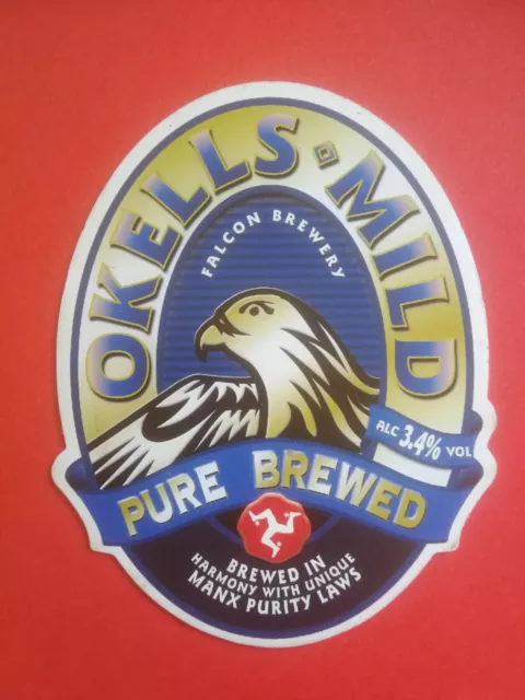 OKELL'S brewery MILD real ale beer pump clip badge front Isle Of Man manx